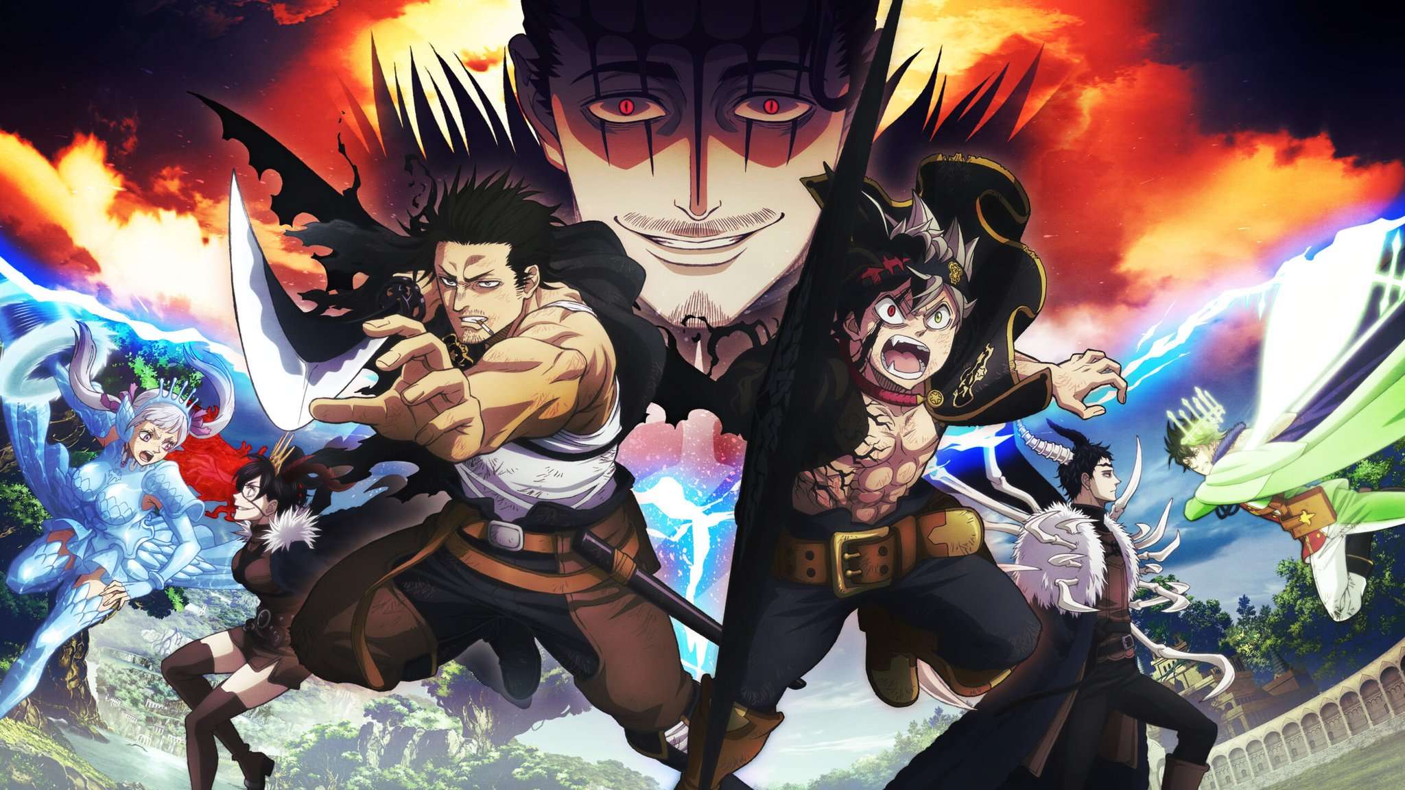 Black clover mobile. Аниме чёрный Клевер Black Clover. Черный Клевер аниме финал. Чёрный Клевер 170. Black Clover Ep 170 аниме.