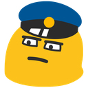 Blob Police Emoji