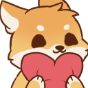 Shiba Heart Emoji