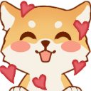 Shiba Love  Emoji