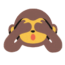 Blobcantlookgif Emoji