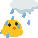 Blobjoyrain Discord Emoji