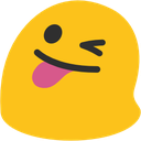 Blobtonguewink Discord Emoji