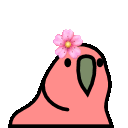 Flowerparrot Emoji