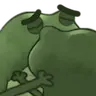 Frogehugging Discord Emoji