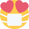 Hearteyeswithmask Emoji