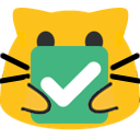 Meowcheckmark Discord Emoji