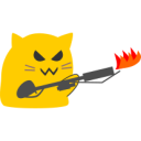 Meowflamethrower Emoji