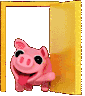Pig door