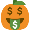 Pumpkinmoneymouthface Discord Emoji