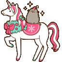 Pusheenchristmasunicorn Discord Emoji