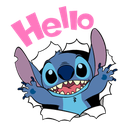 Stitch Hello Emoji