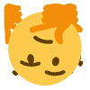 Thinkingfacerotateinverted Discord Emoji