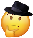 Thinkingfedora Discord Emoji