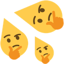 Thinkingsweatdrops Discord Emoji