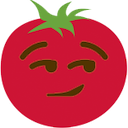 Emoji sourire aux tomates